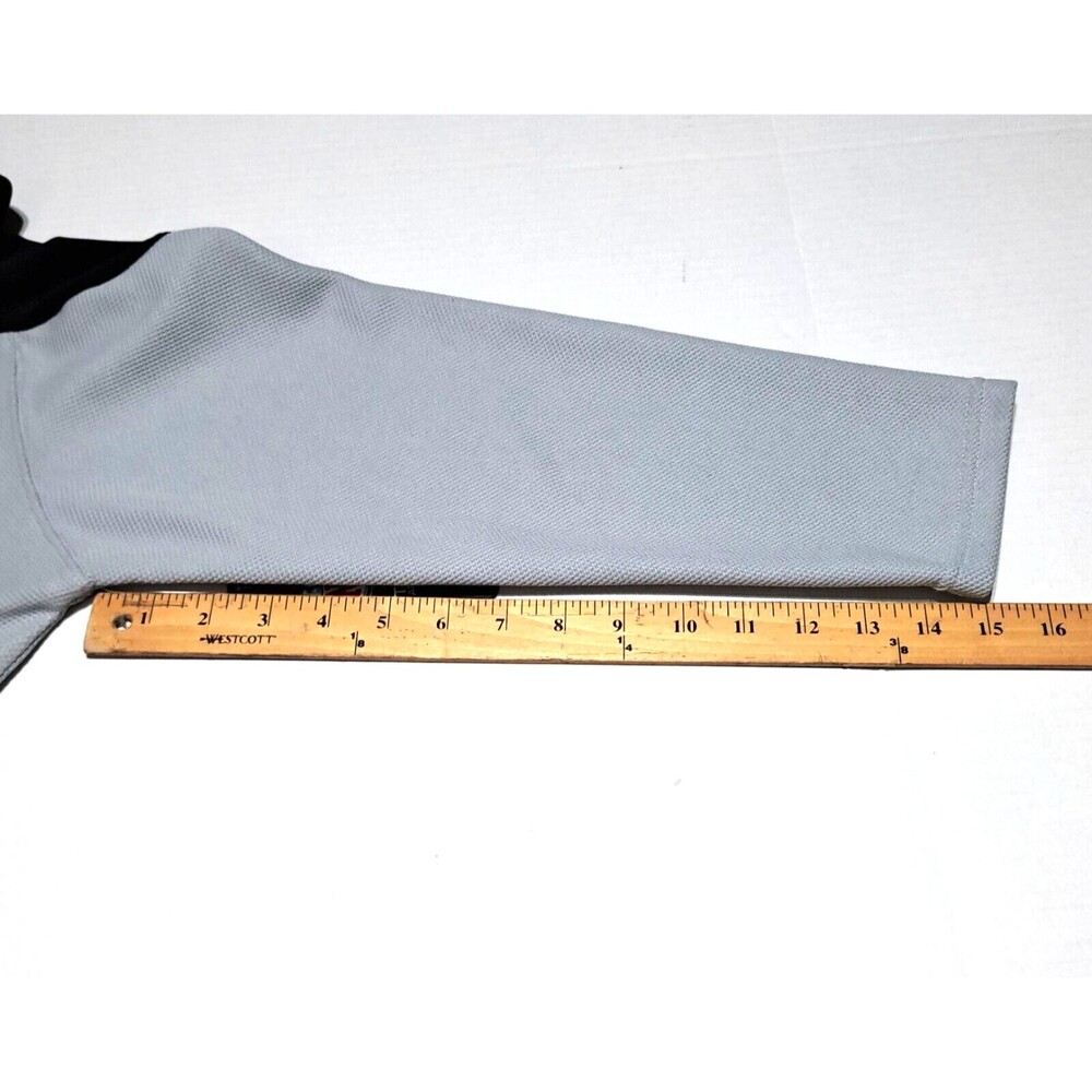 NWT NFL Team Apparel Boys Size XL 18-20 Black Raiders Jersey Shirt Long Sleeve - Picture 12 of 12